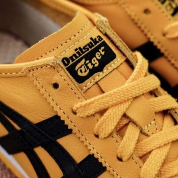 Onitsuka Tiger By Asics Mexico 66 Yellow Black Sneakers - Picture 4 of 6